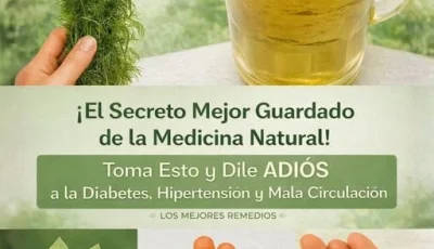 🍹 Reemplaza las pastillas con esta bebida natural y mejora tu salud