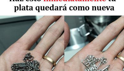 Si tu plata está opaca, no corras a la tienda. Haz esto de inmediato y tu plata quedará como nueva