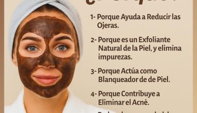Mascarilla de café, para combatir ojeras y líneas de expresión
