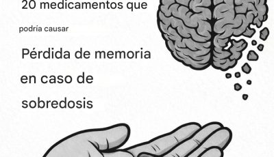 20 medicamentos potencialmente peligrosos que pueden causar pérdida de memoria