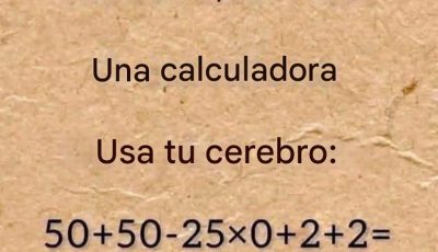🧠 Usa tu cerebro, no la calculadora