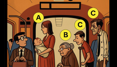 ¿A quién le darías tu asiento? 8 acertijos de personalidad que revelan tu verdadera naturaleza.