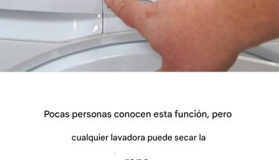 Diez de cada diez lavadoras pueden secar, pero pocas personas conocen esta función.