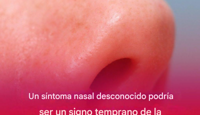 Un síntoma nasal poco conocido podría ser un signo temprano de la enfermedad de Parkinson.