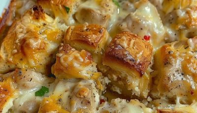 Chicken Bubble Biscuit Bake Casserole