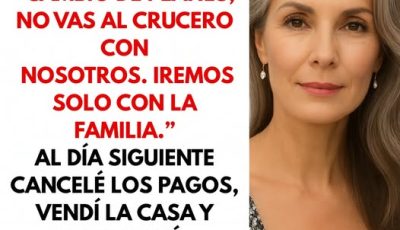 Mi hijo me envió un mensaje: “No vas a ir al crucero con nosotros. Solo vamos a un viaje familiar” 🤔 😱… Ver màs