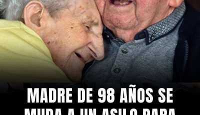 Madre de 98 años se muda a un asilo para cuidar a su hijo de 80