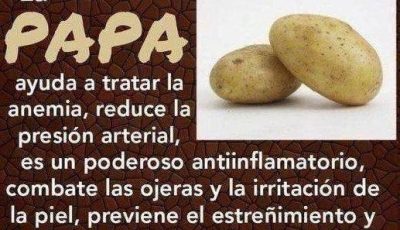 ¡Buenas noticias! Afirman que la ingesta de papa previene el desarrollo de enfermedades