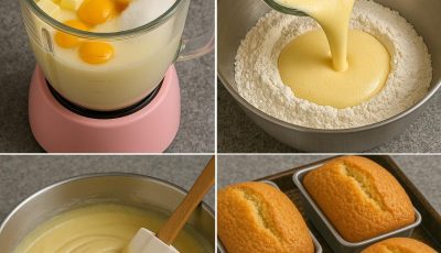 PASTEL CASERO EN LICUADORA (Rinde bastante)