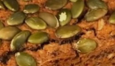 Lentil and Seed Apple Bake
