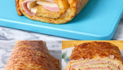 Rouleau moelleux au jambon et fromage : la recette gourmande et facile