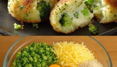 Croquettes de Brocoli et Fromage au Four