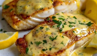 Sauce au citron pour poisson facile et rapide maison